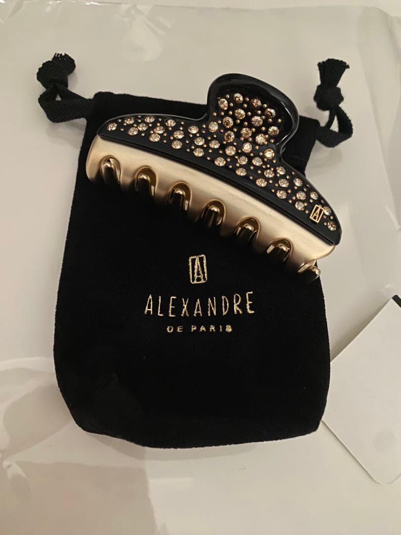 新品未使用 アレクサンドルドゥパリ ヘアクリップ スワロフスキー