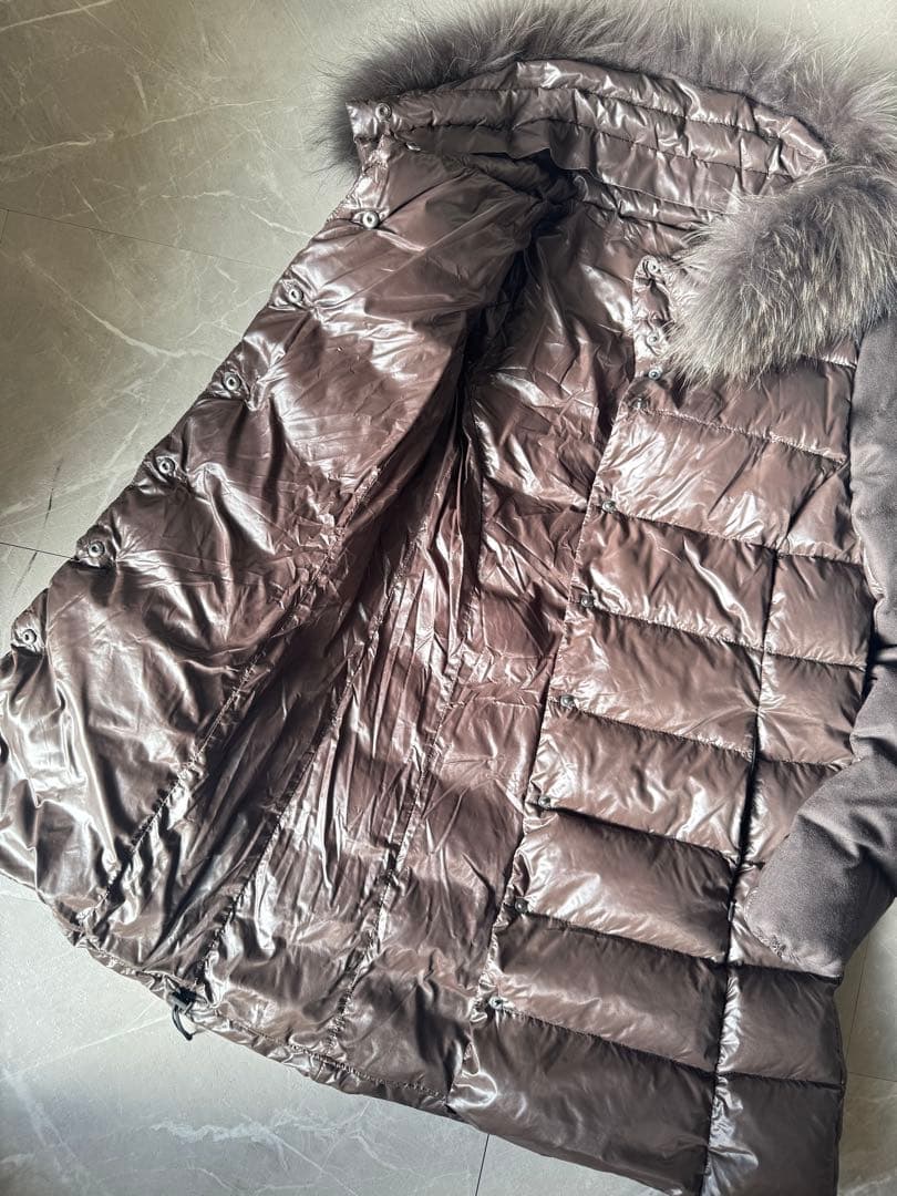 DUVETICA デュベティカ ダウンコート 44 フォックスファー フーデッド