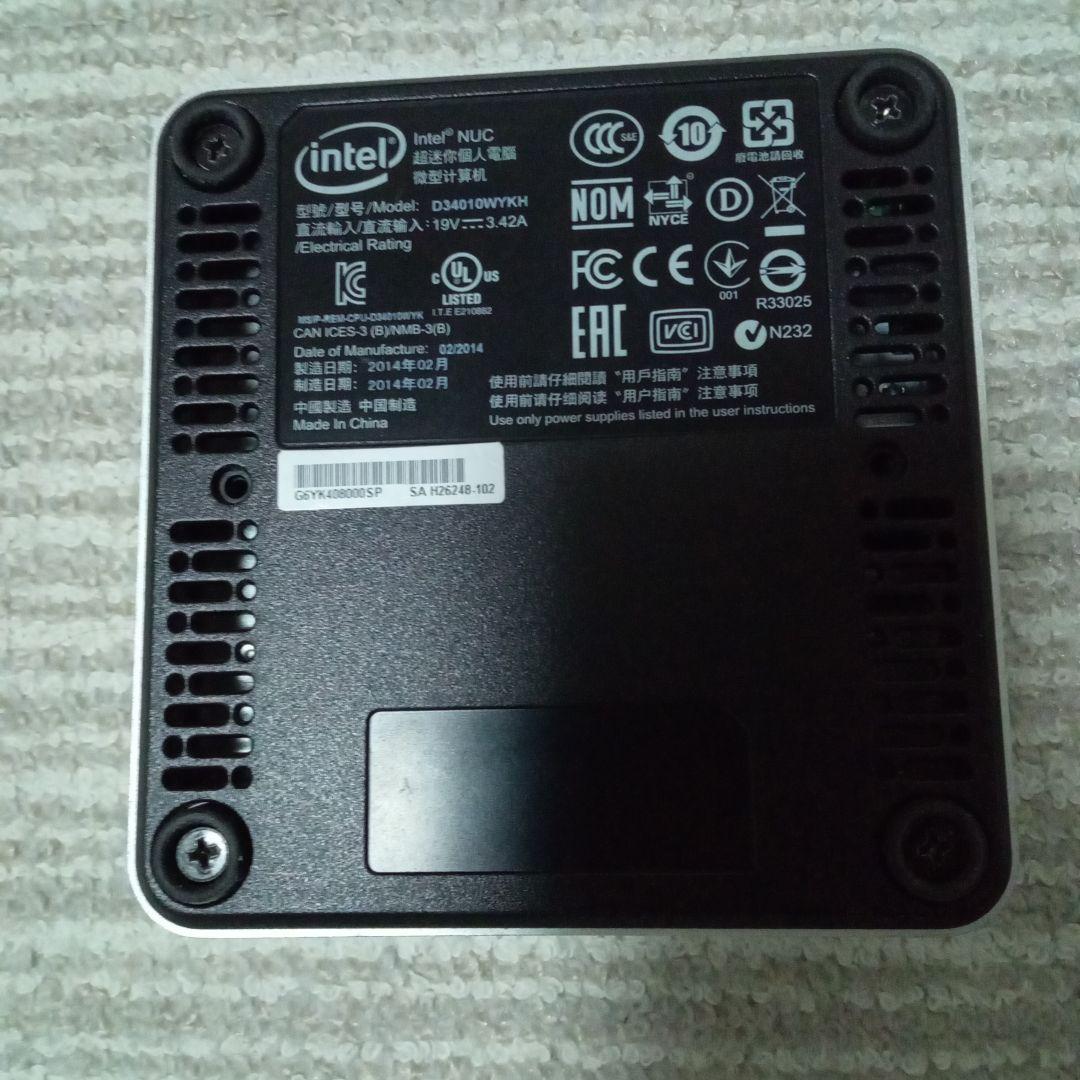 未使用 Intel NUC D34010WYKH Core i3