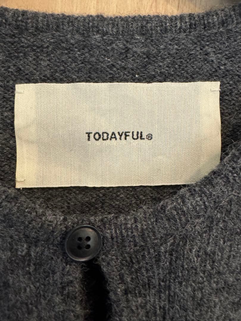 TODAYFUL カシミアコンパクトカーディガン美品