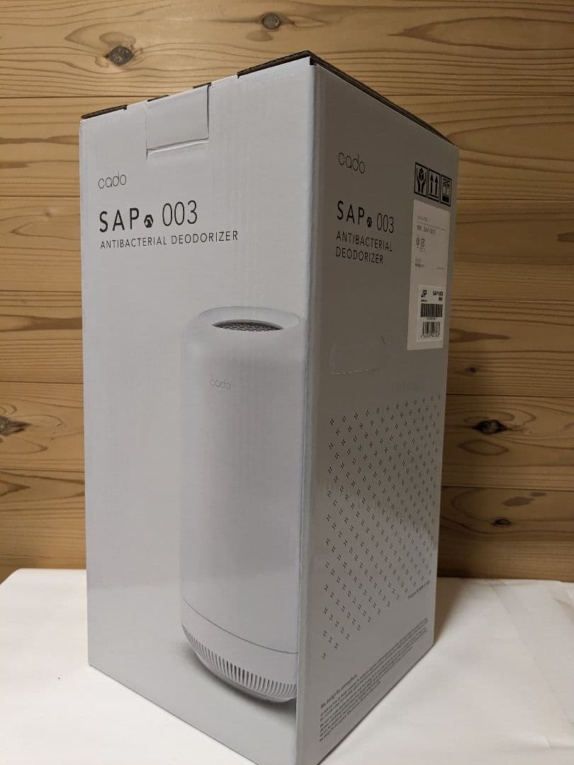 【未使用】cado カドー 除菌脱臭機 「SAP003」 SAP-003-WH
