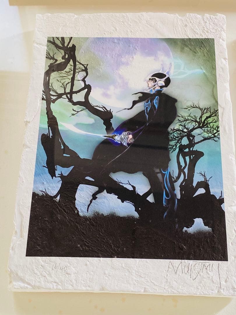 テイルズシリーズ　リオン　ジューダス　石膏版　版画