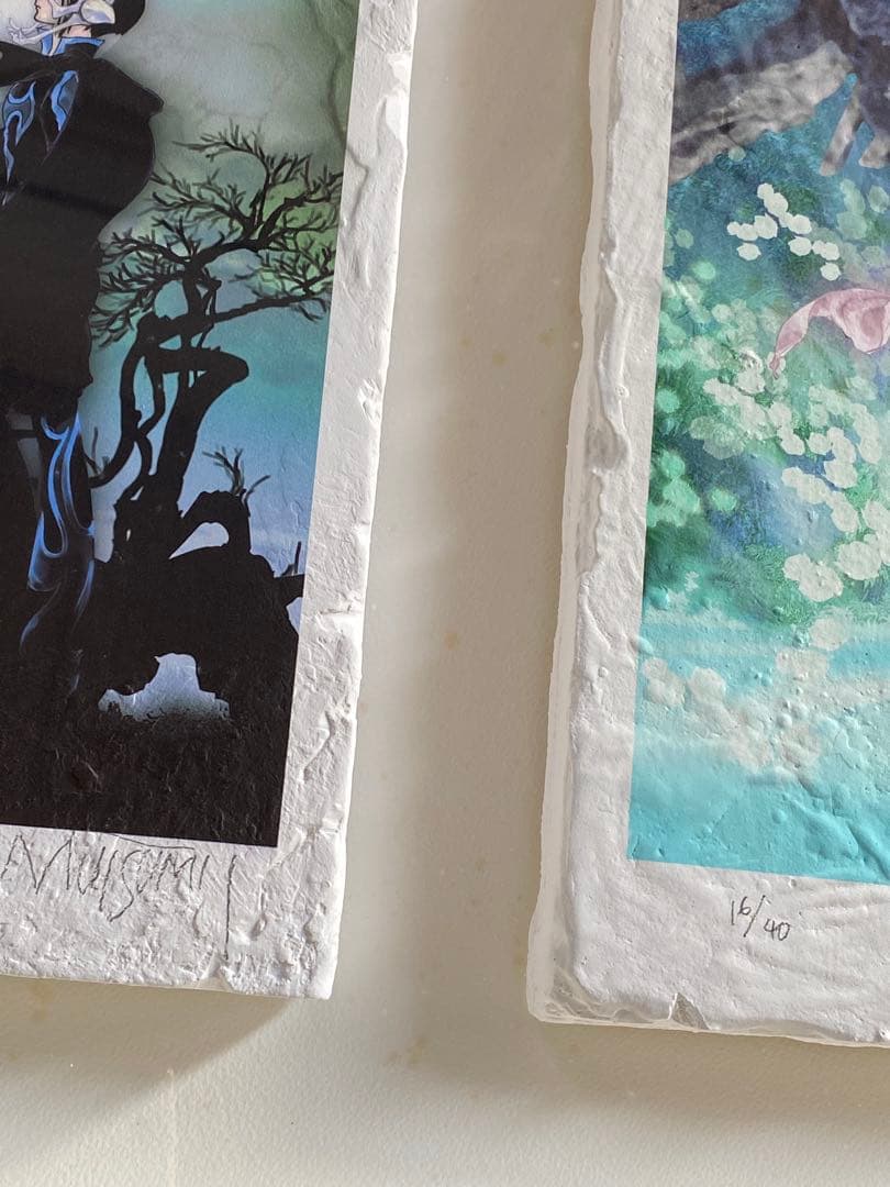 テイルズシリーズ　リオン　ジューダス　石膏版　版画