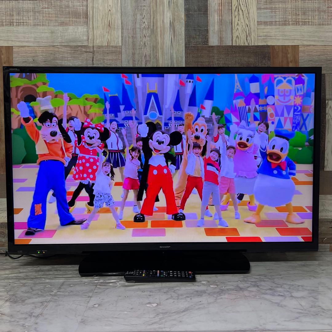 即日受渡❣️全国送料込シャープ40型液晶テレビ 外付けHDD 裏番組録画対応