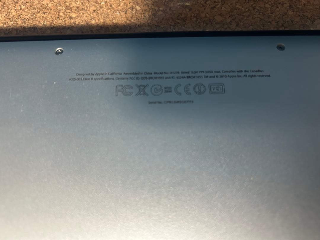 Apple MacBook シルバー 本体と充電器