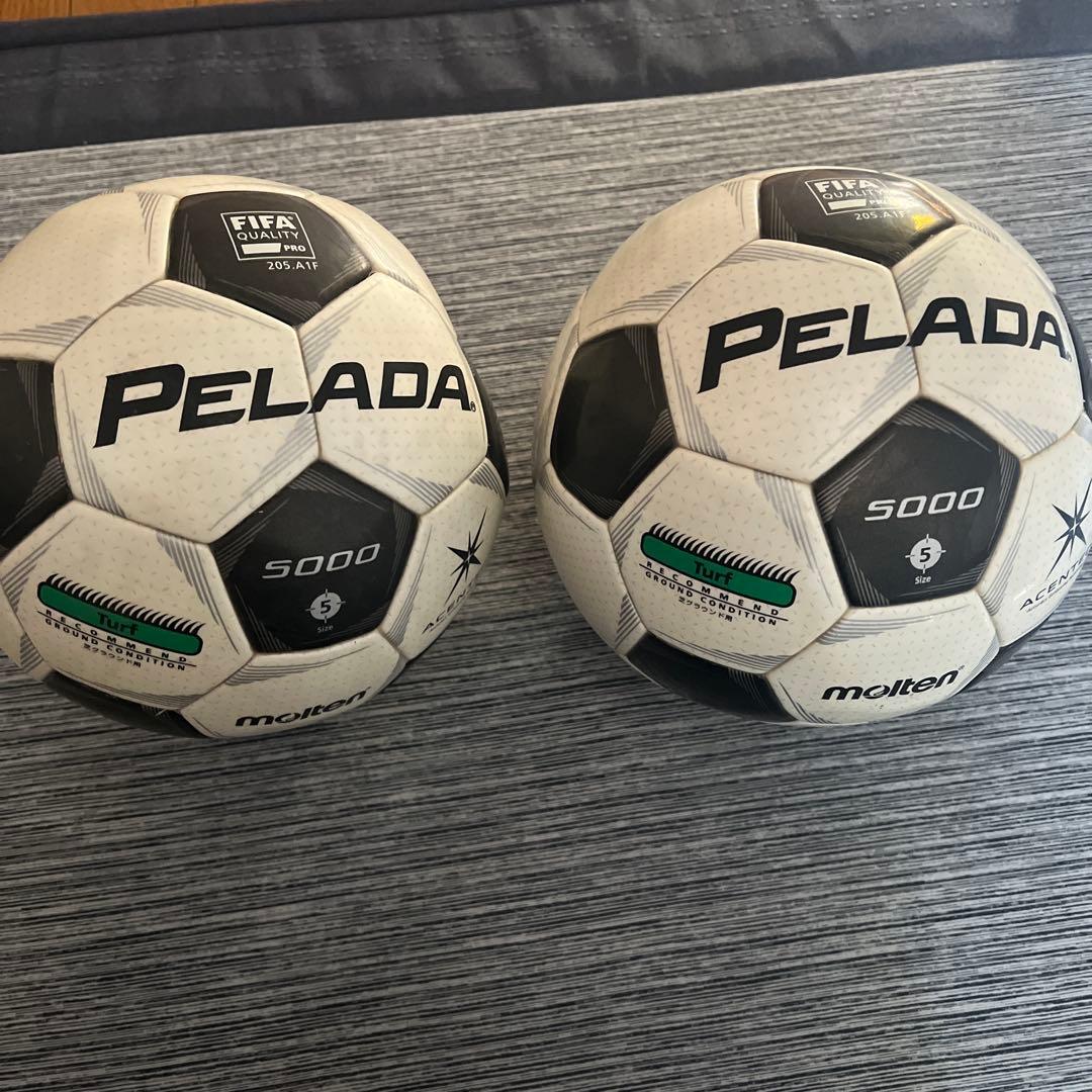 【モルテン】ペレーダサッカーボール５号球　2個セット