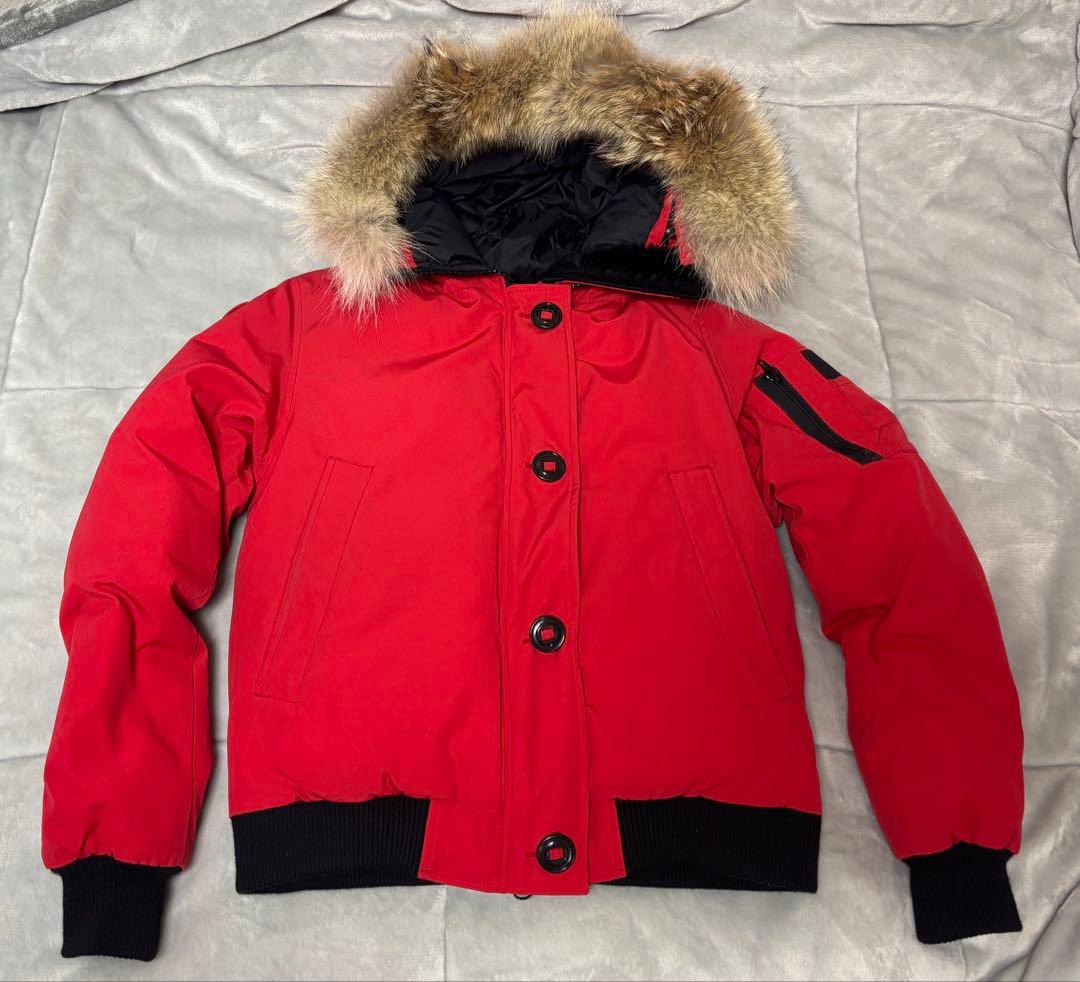 【夕焼け】  ダウンジャケット 赤