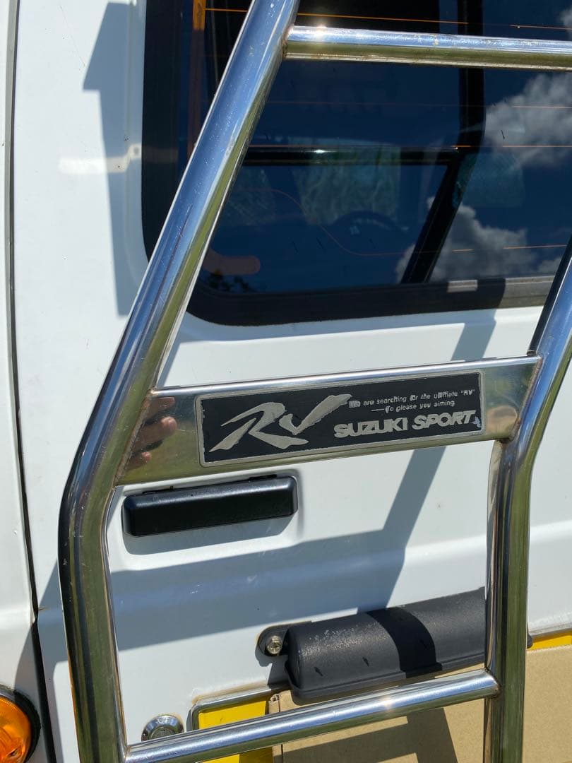 ジムニー　JA22 リアラダー　ステンレス