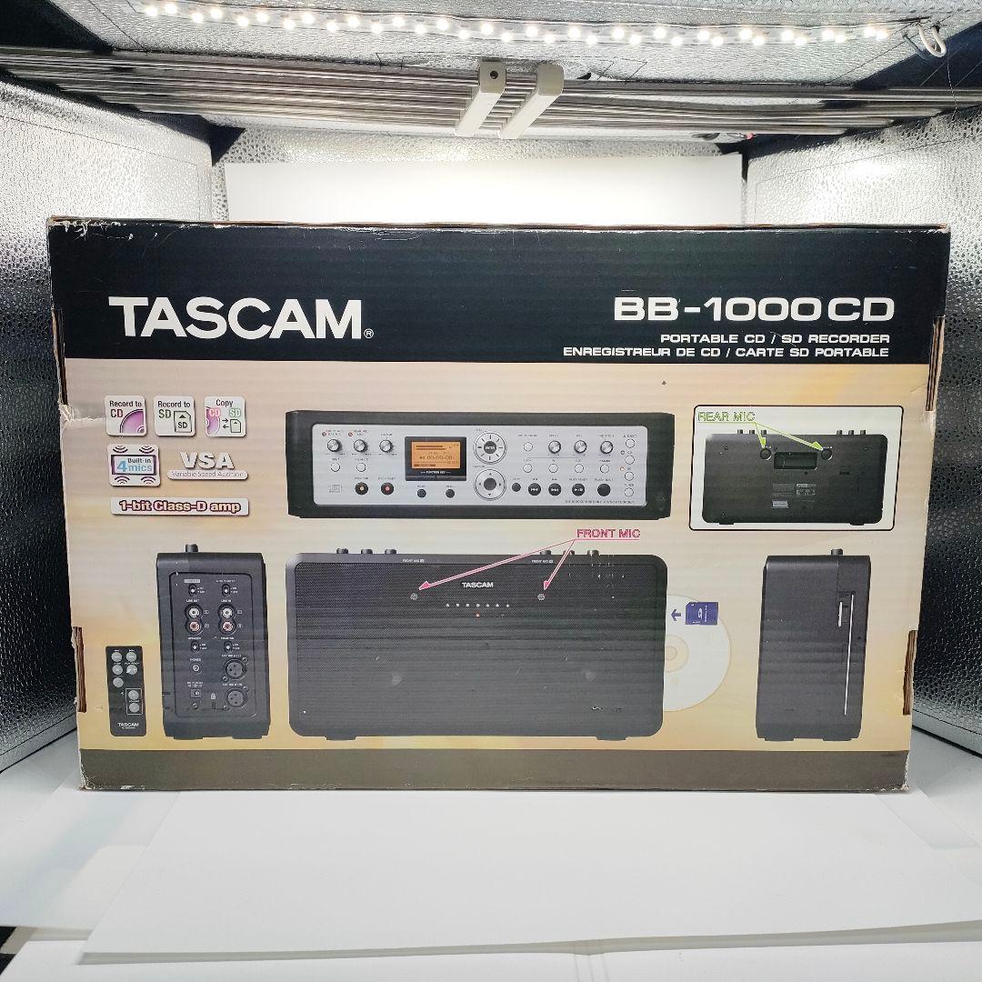 極美品 TEAC ポータブル CD/SDレコーダー BB-1000CD