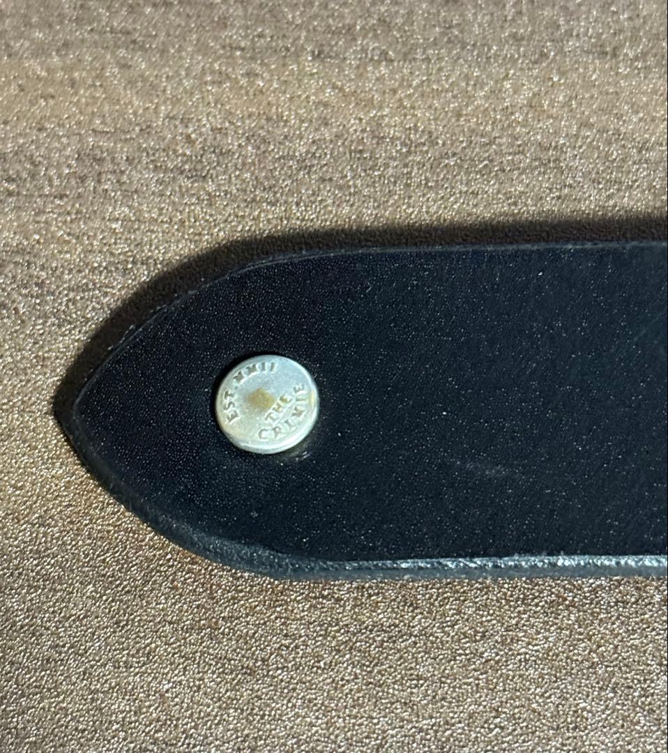 クライミー レザーベルト CRIMIE ブラック 32インチ レザー