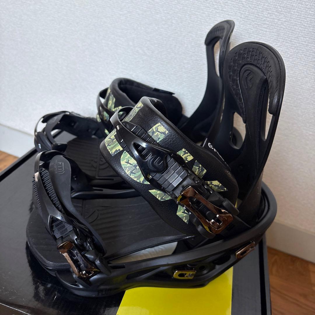 【美品】FLUX BDOS スノーボード ビンディング S