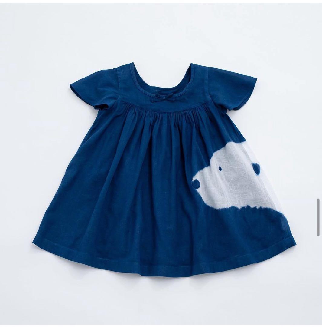 PGガーゼ　しろくまワンピース