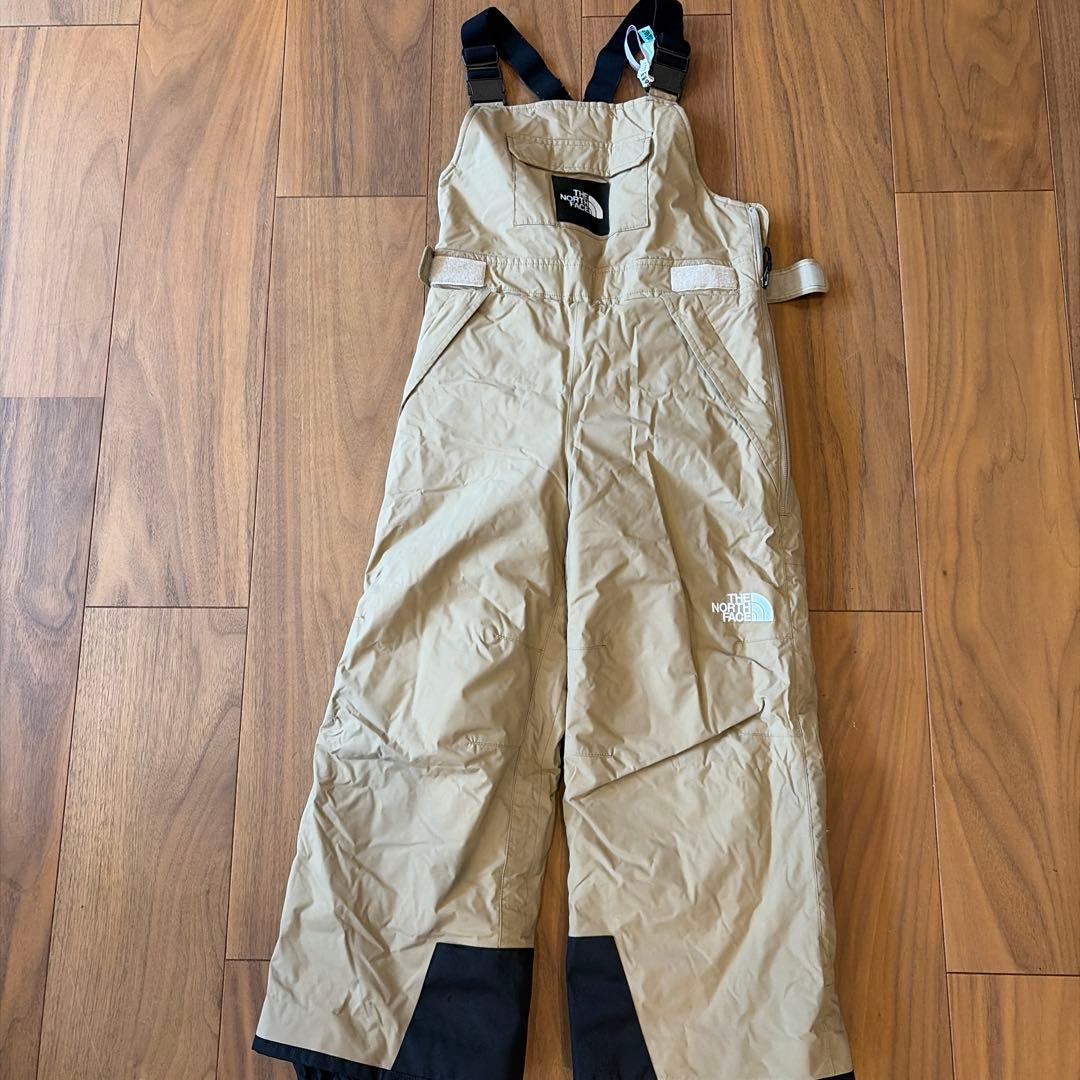 ノースフェイス　子供スキースノーボードウェア　サロペット　防水