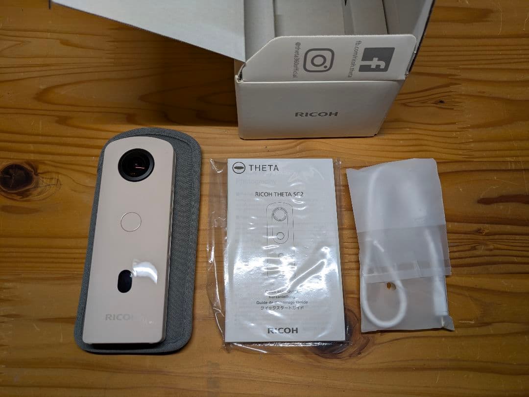 Ricoh theta sc2 ベージュ 360°カメラ