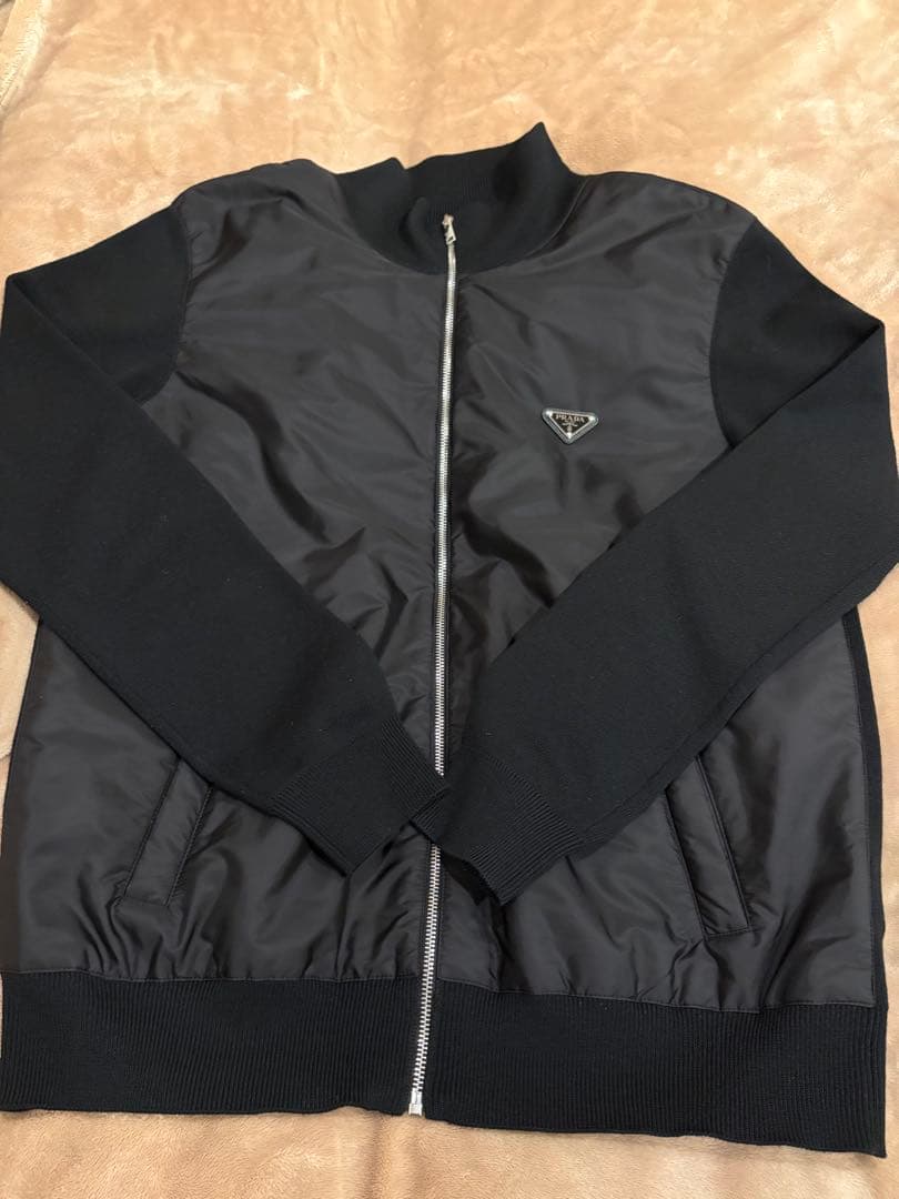 PRADA56 ナイロンニットジャケット　美品