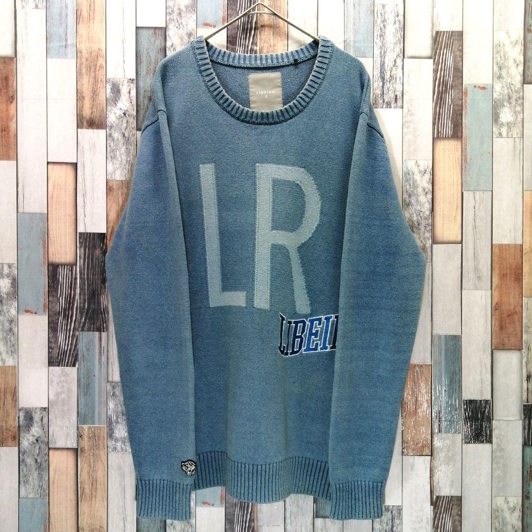 LIBEIRO　リベイロ　ニット　セーター　刺繍ロゴ