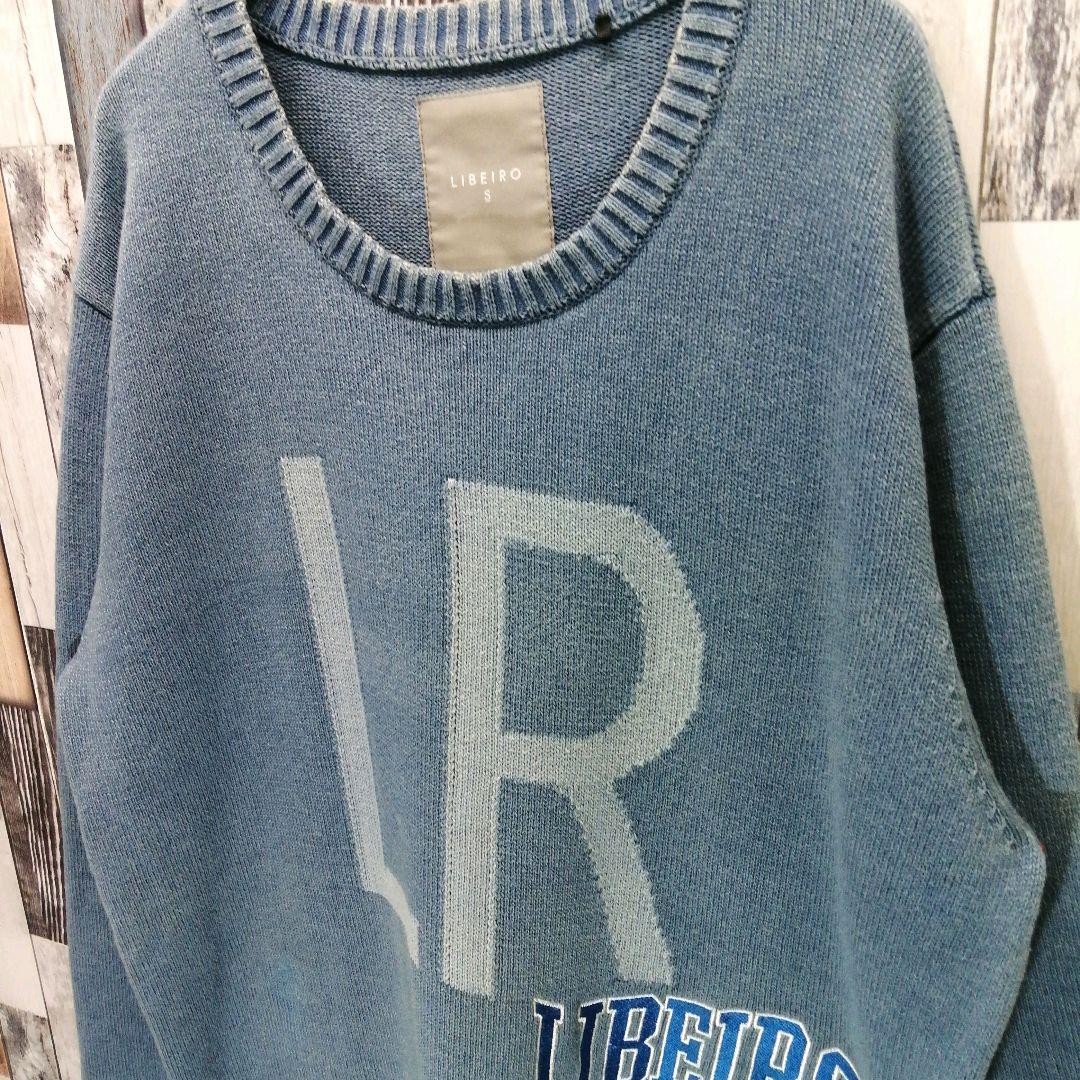 LIBEIRO　リベイロ　ニット　セーター　刺繍ロゴ