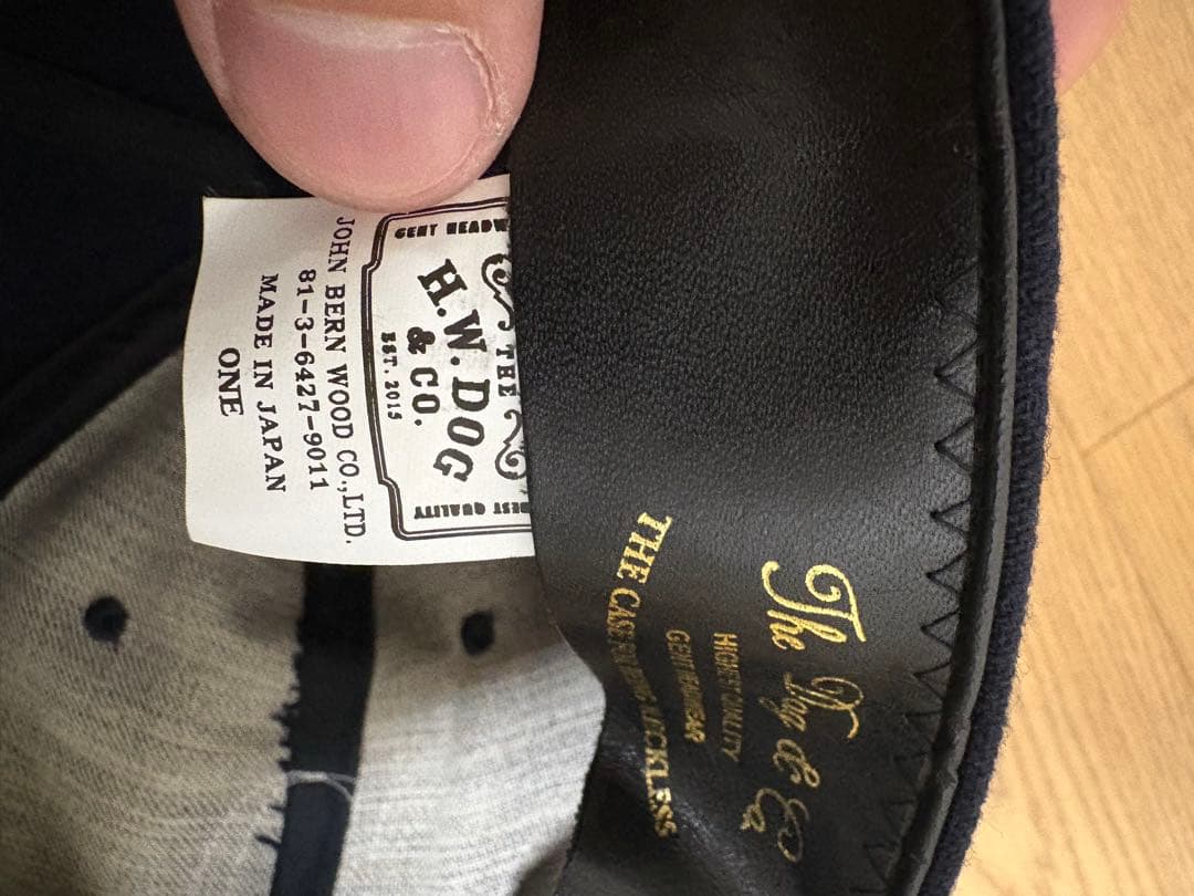 THE H.W.DOG&CO.ウールトラッカーキャップ ネイビー