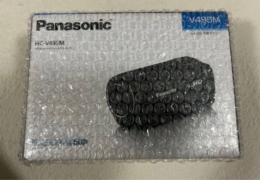 ★新品　パナソニック HC-V495M-K デジタルハイビジョンビデオカメラ
