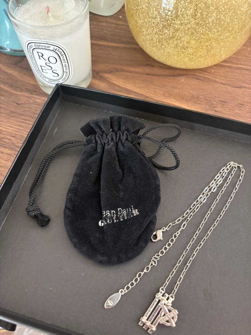 希少！！Jean Paul Gaultier☆クロス ネックレス☆silver