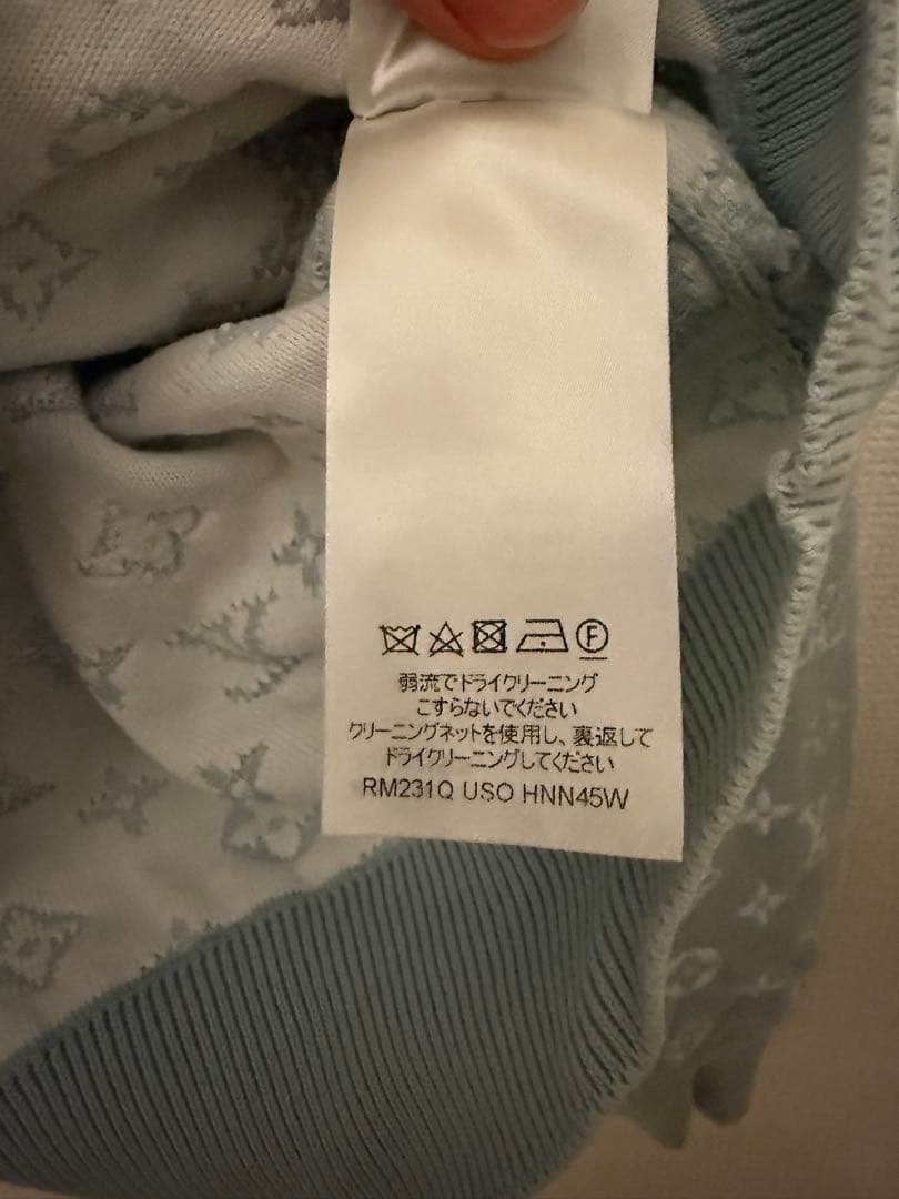 ルイヴィトン　ニットフーディ　パーカー　モノグラム