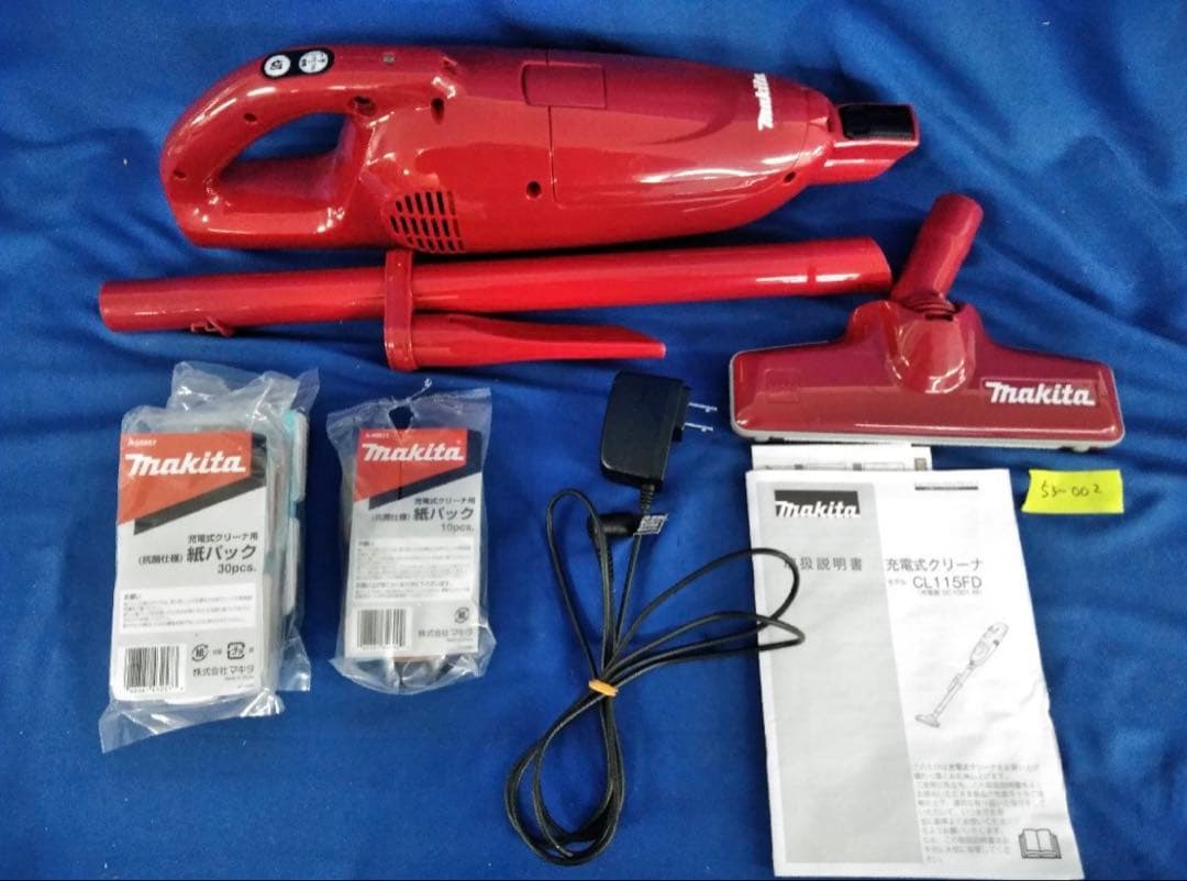 良品 Makita マキタ CL115FD レッド 充電式クリーナー_74