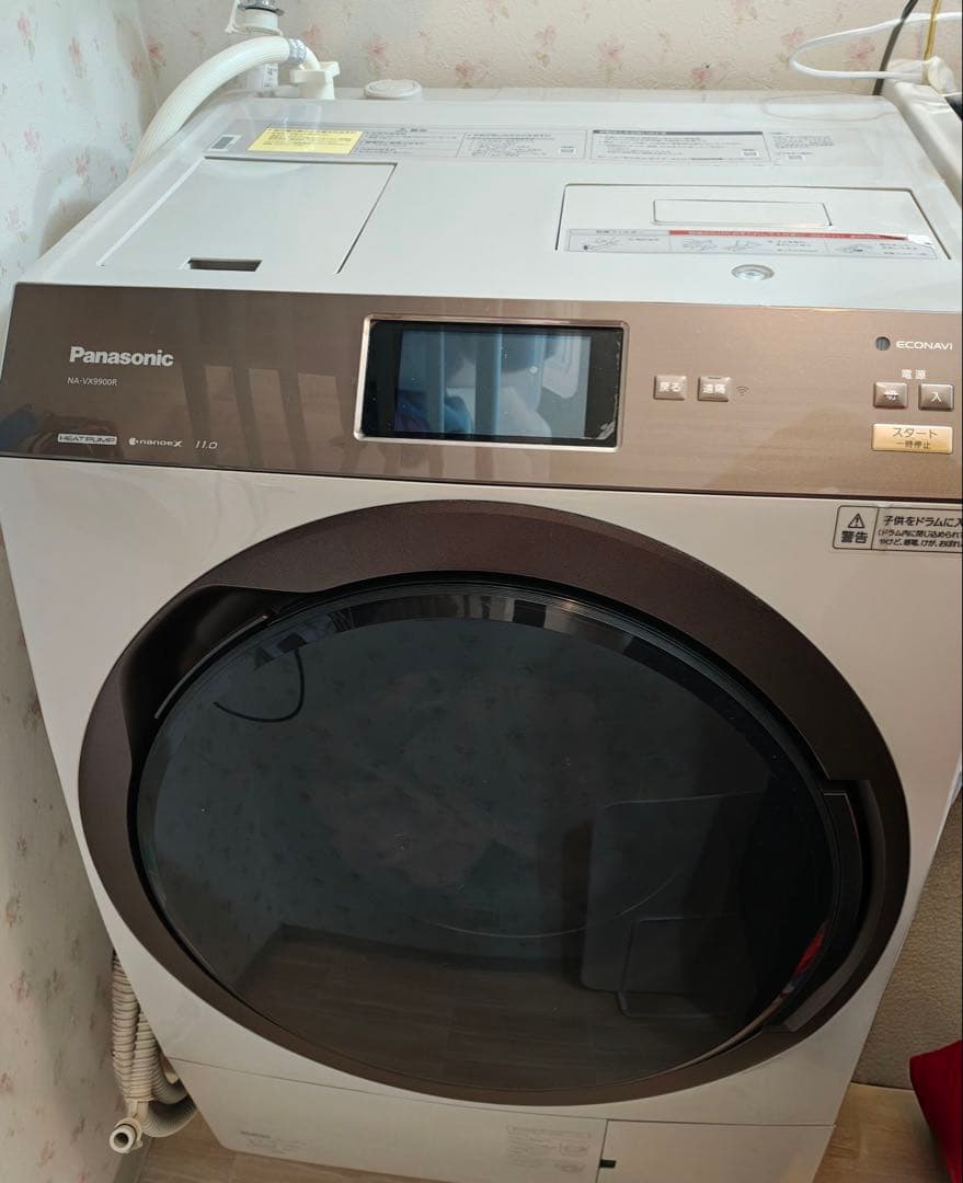 値下げ液晶問題ありPanasonic NA-VX9900L ドラム式洗濯機 本体