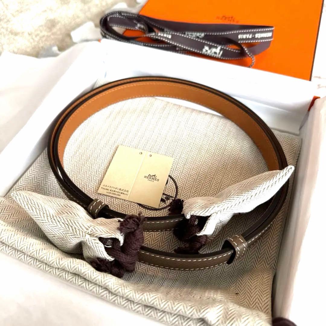 専用　エルメス☆ケリーベルト☆エトゥープ☆ピンクゴールド　新品未使用！