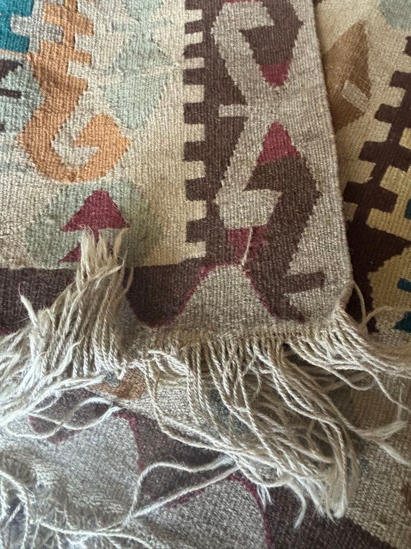 ヴィンテージ キリム　大判　手織り