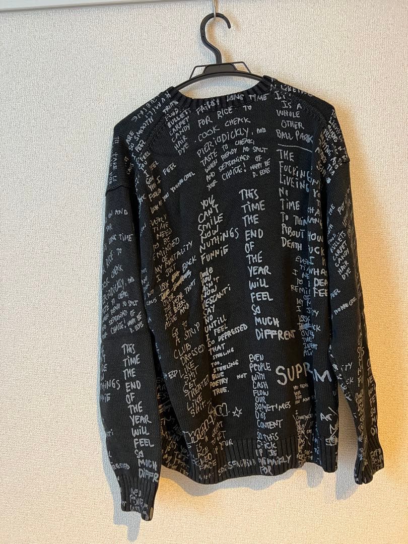 や*と様 supreme 23ss Gonz Poems Sweater M