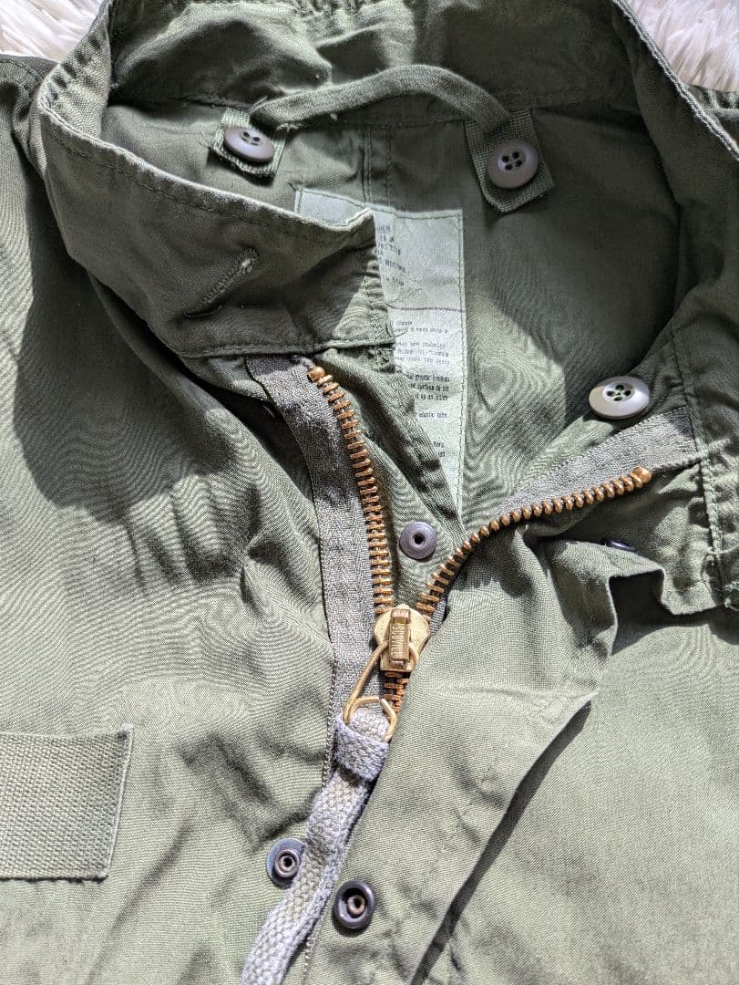 実物　フルセット　デッドストック　M‐65　フィッシュテール　モッズコート