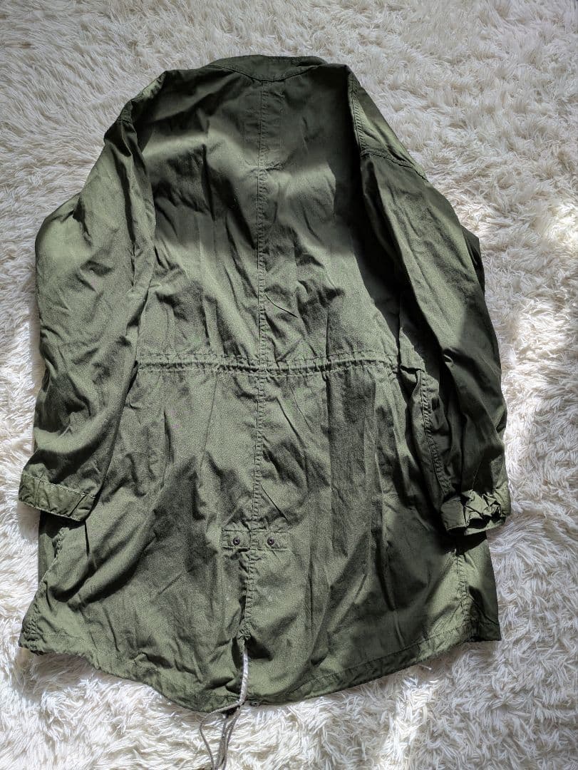 実物　フルセット　デッドストック　M‐65　フィッシュテール　モッズコート