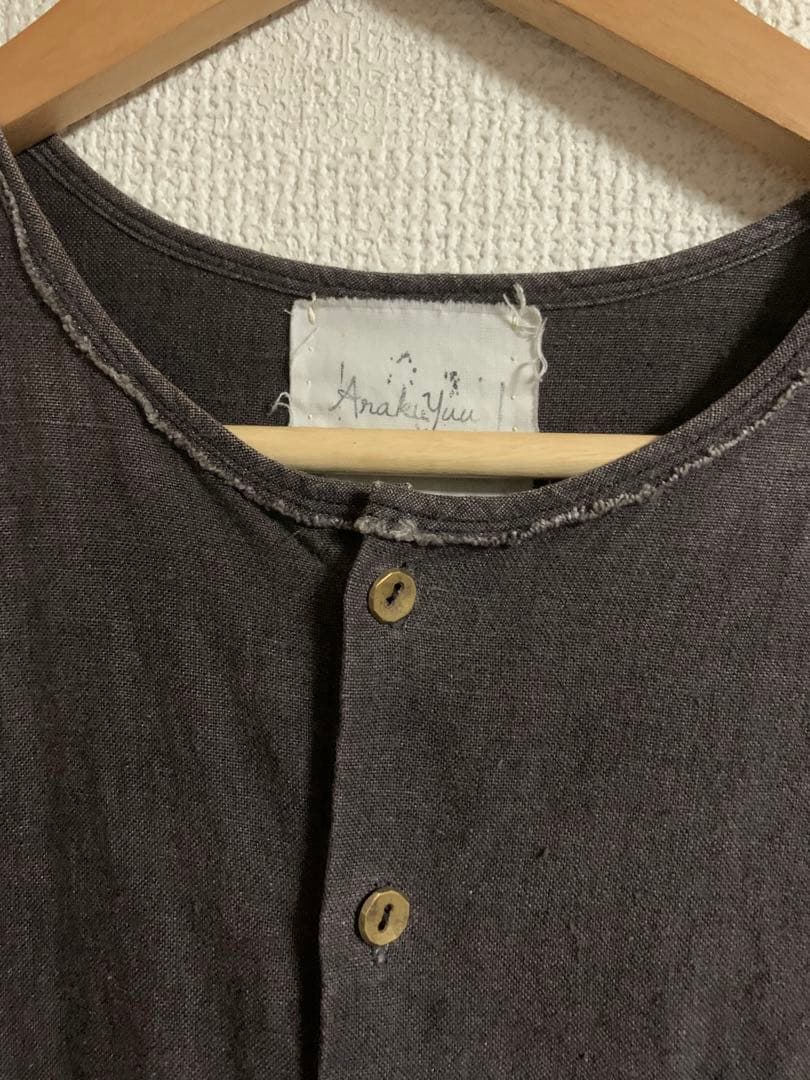 最終値下げaraki yuuアラキユウノーカラーシャツ