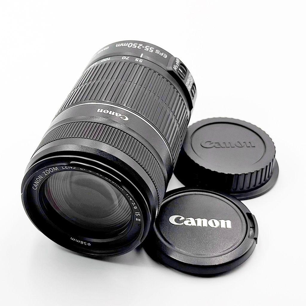 キヤノン EF-S 55-250mm F4-5.6 IS II 望遠ズームレンズ