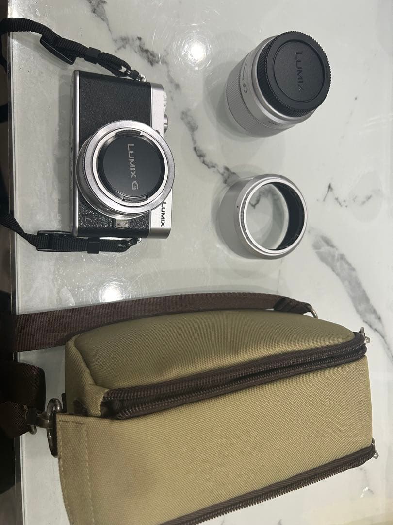 LUMIX ミラーレス一眼カメラ シルバー レンズ2本付き　DC-GF9