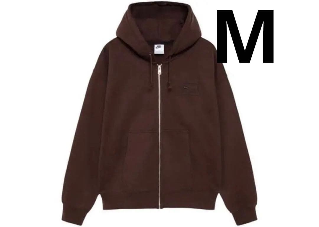 トップス Stussy x Nike Fleece ZipUp Hoodie cinder