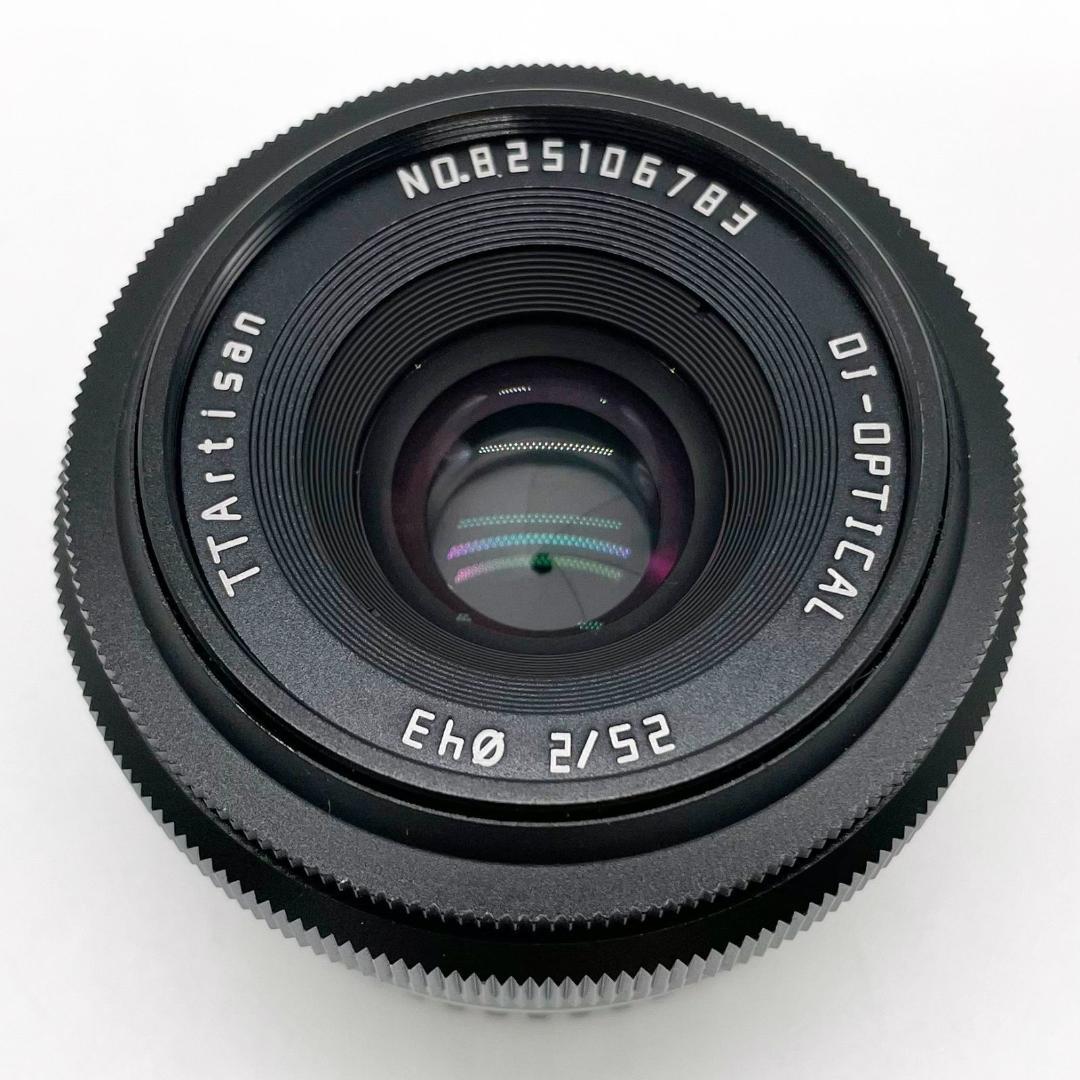 ■銘匠光学 TTArtisan 25mm f/2 C フジフイルムX用 ブラック