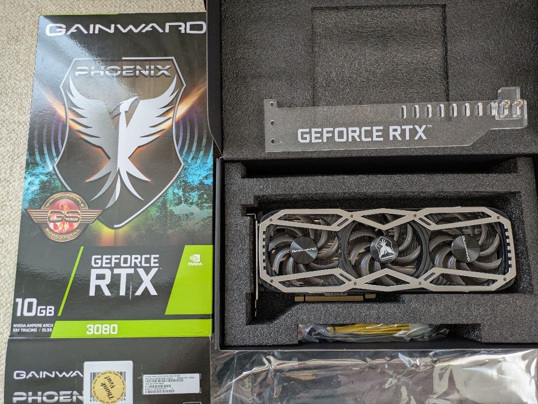グラフィックボード・グラボ・ビデオカード GAINWARD PHOENIX GEFORCE RTX 3080 10GB