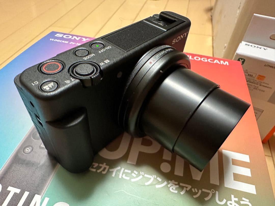 SONY VLOGCAM ZV-1 シューティンググリップ付き