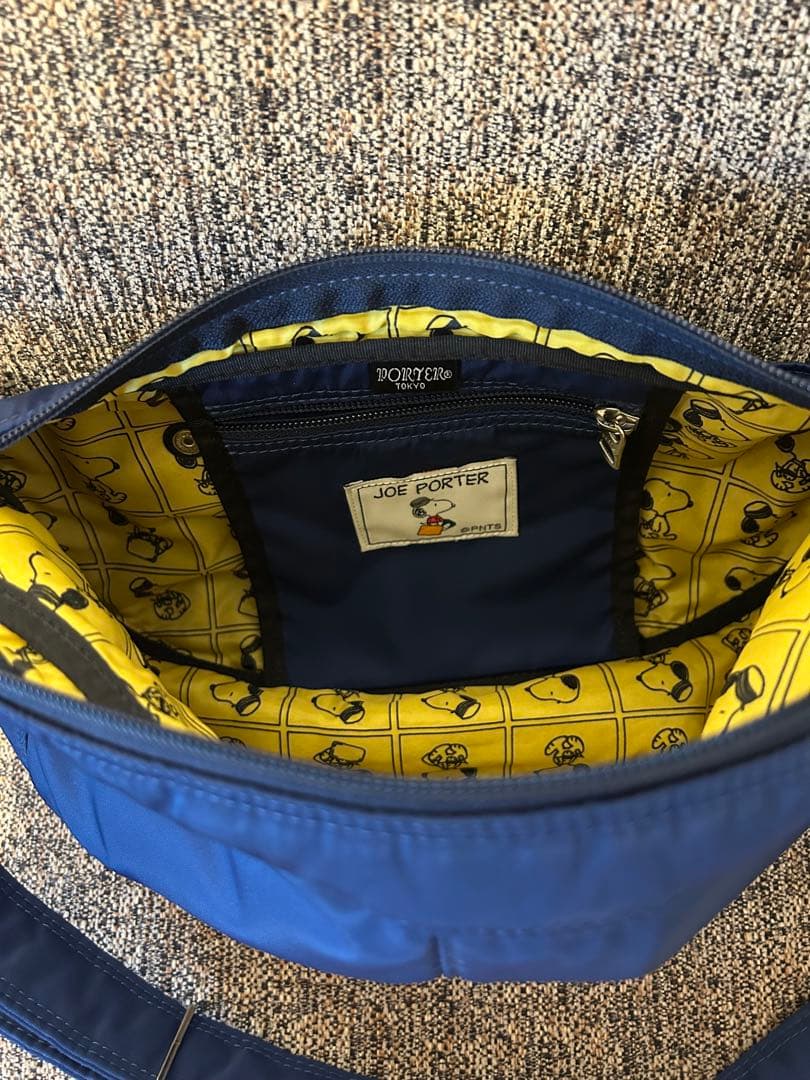 ♪ PORTER スヌーピー ボディバッグ ネイビー