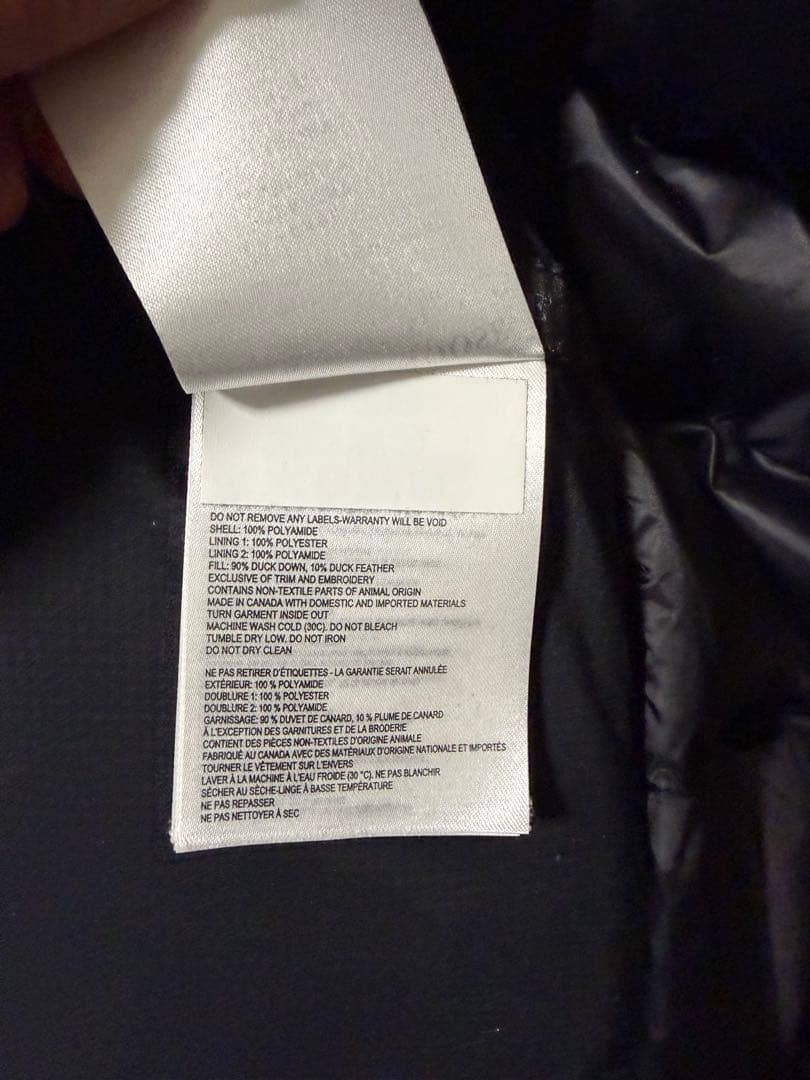 カナダグース　ロッジフーディー　ブラックレーベル　XLサイズ