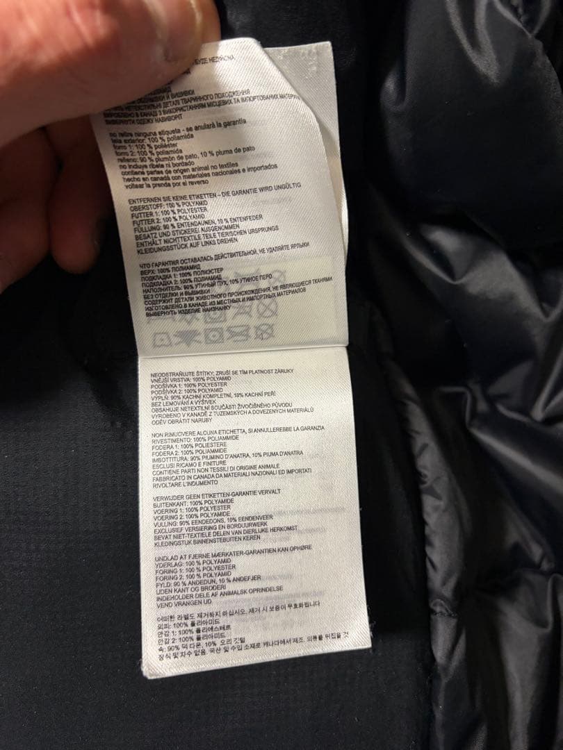 カナダグース　ロッジフーディー　ブラックレーベル　XLサイズ