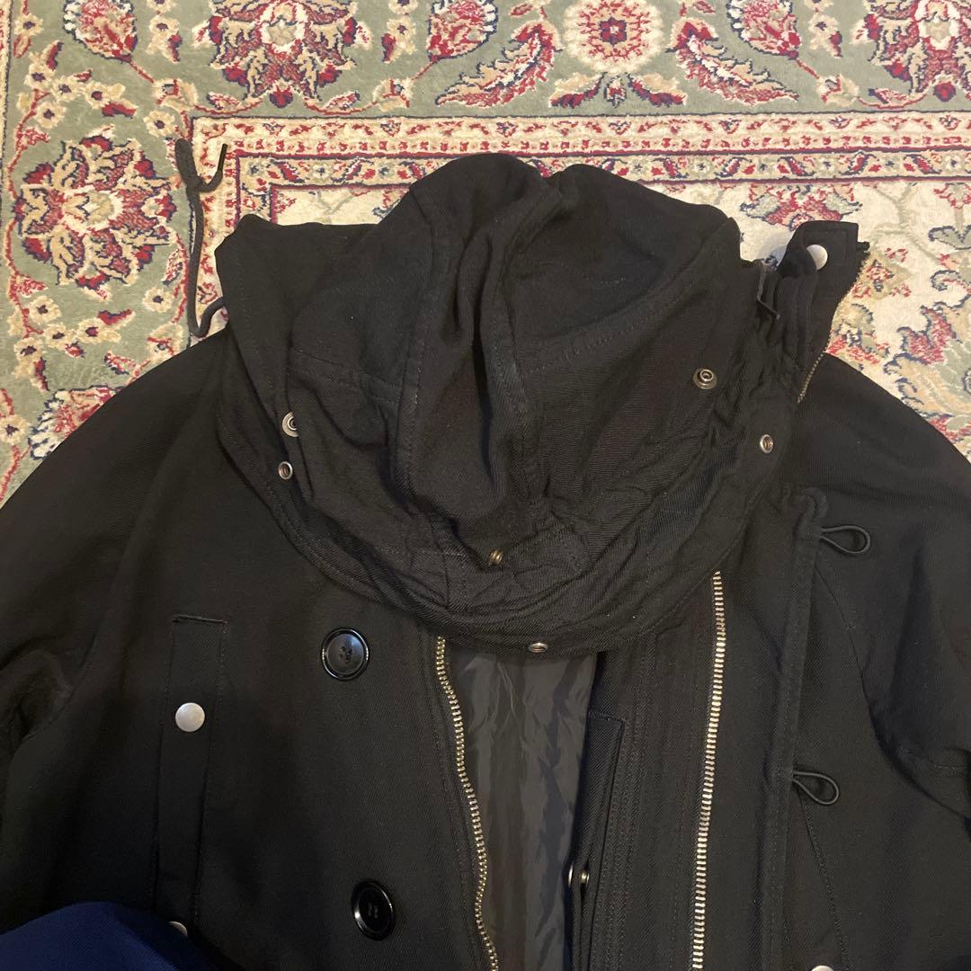 2011 ポリ縮 comme des garcons homme モッズ コート