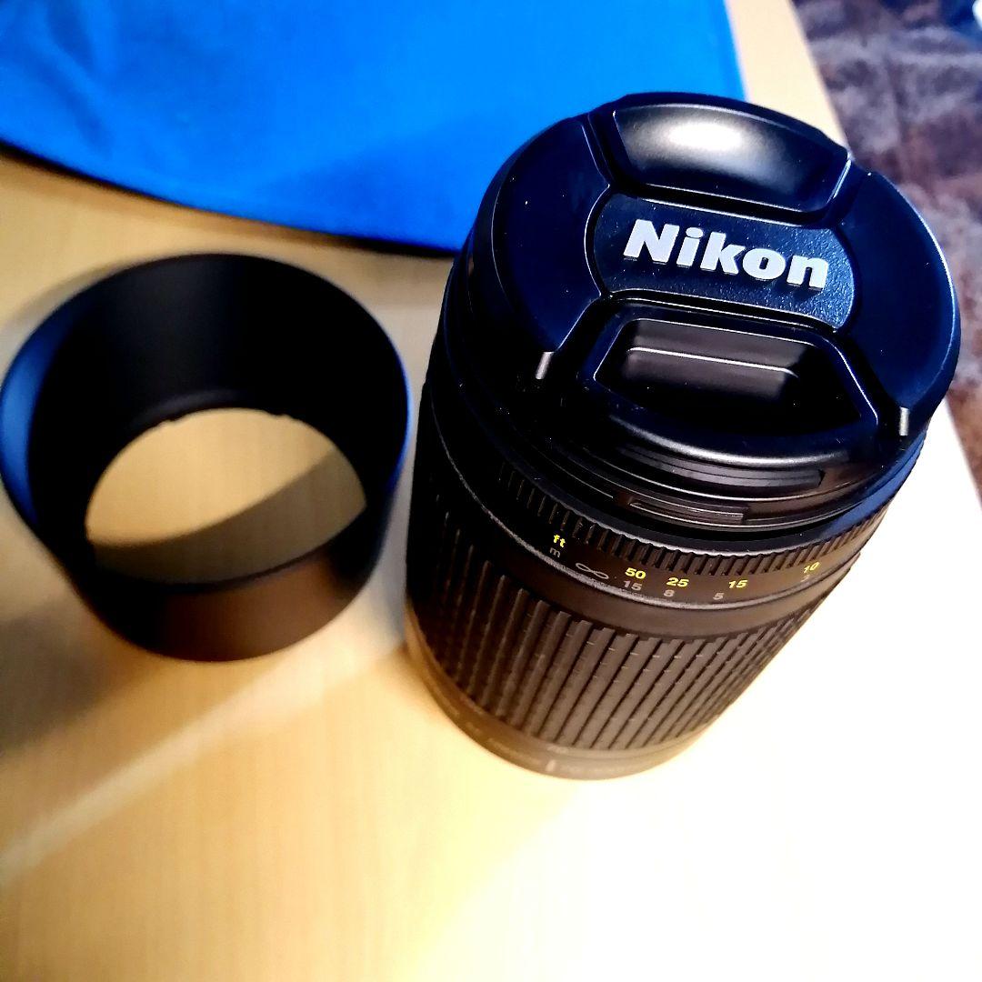 NikonAF NIKKOR ズームレンズ レンズフード付き 70ー300mm