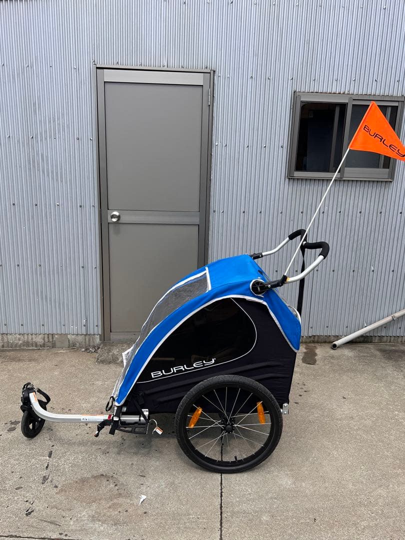 BURLEY 子供用自転車トレーラー 青/黒