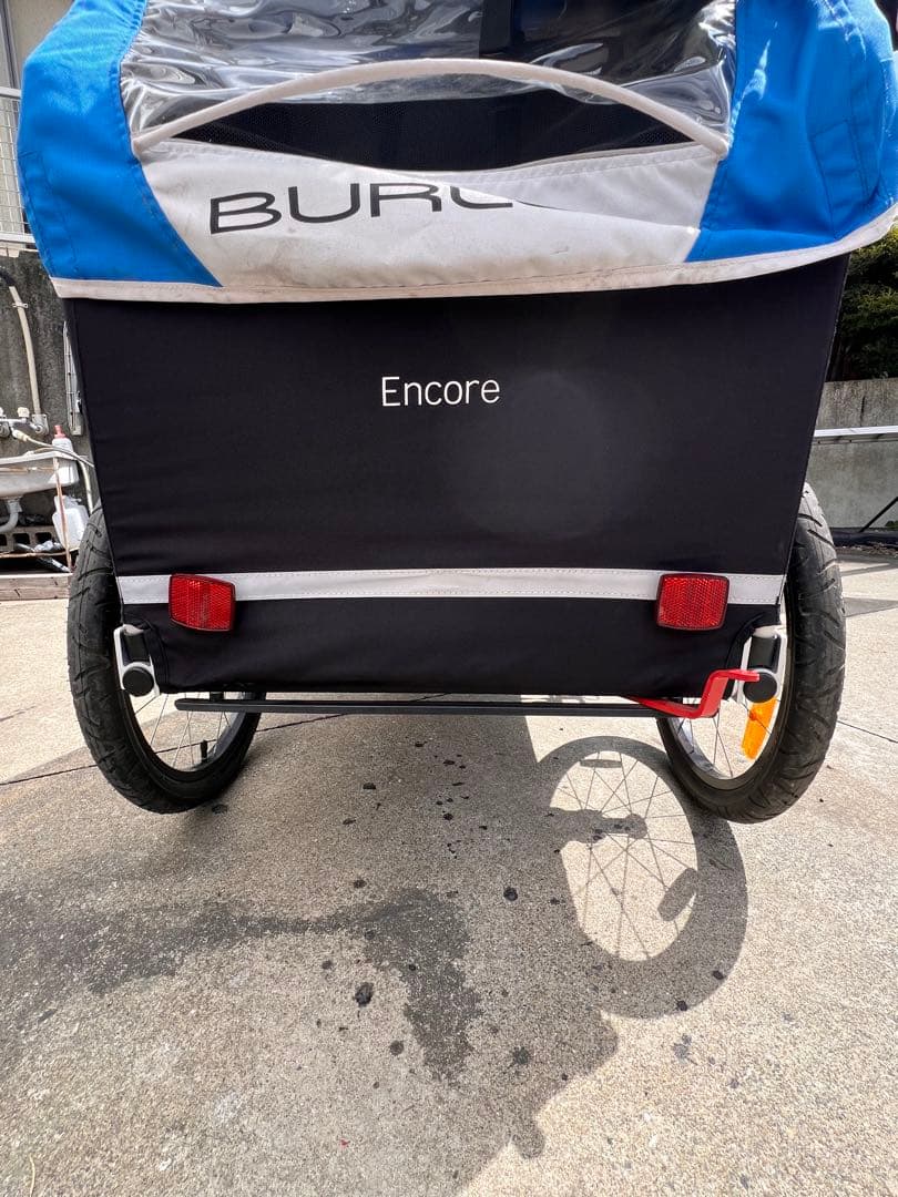 BURLEY 子供用自転車トレーラー 青/黒