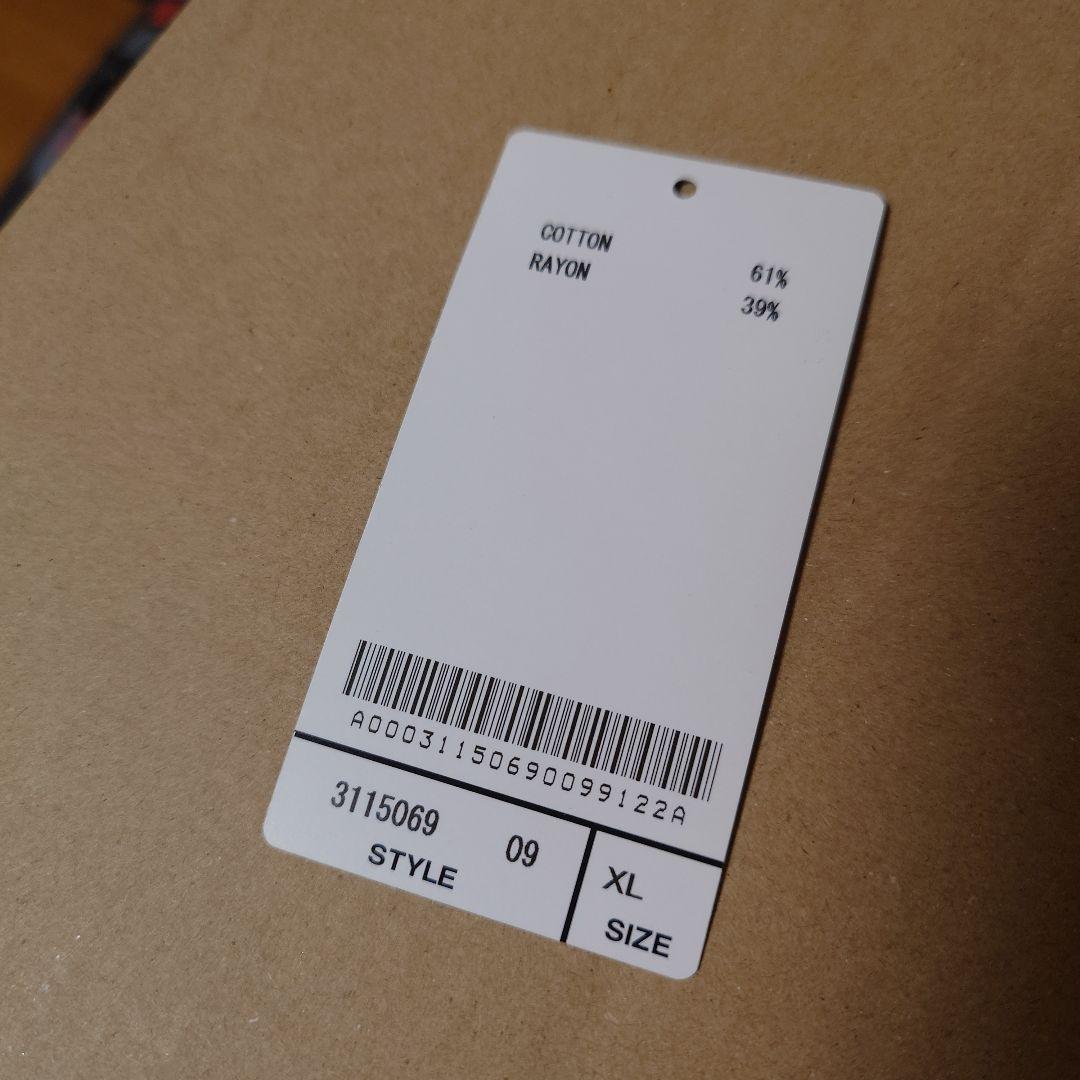 Schott XL 長袖 シャツ レーヨン 総柄