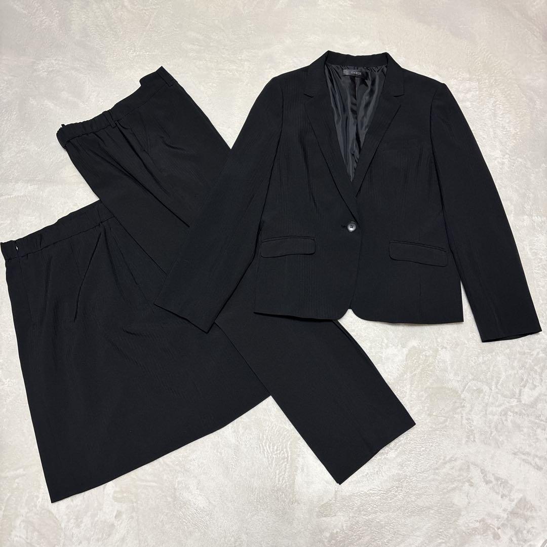 未使用に近い　DARJE　セットアップ　3点セット　大きいサイズ　17号　洗える