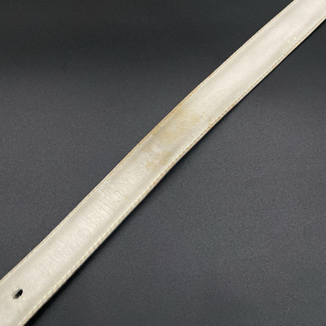 オールド　グッチ　GGロゴ　インターロッキング バックルベルト　ネイビー　メンズ