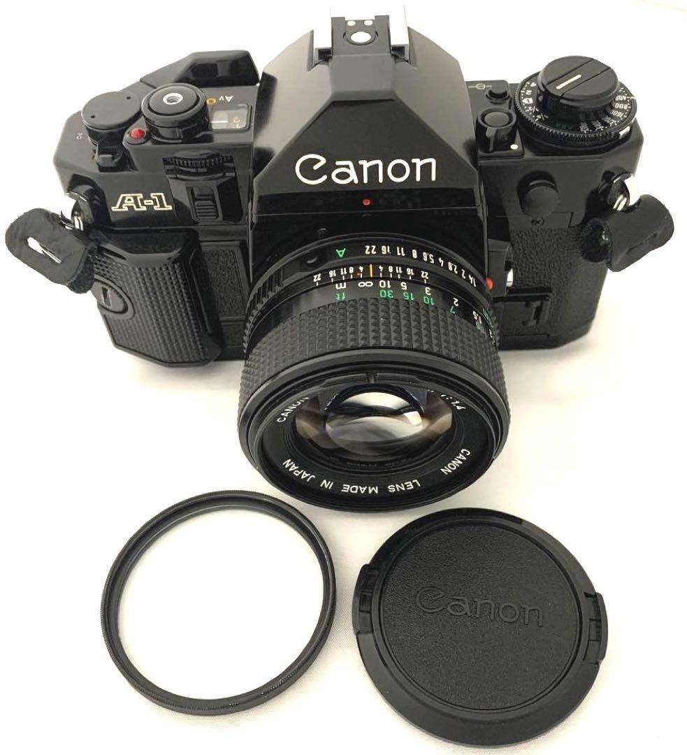 [動作品] Canon A-1 本体 + New FD 50mm f1.4
